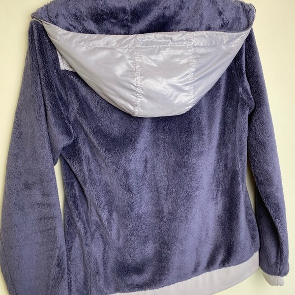 The North Face Women's Oso Hoodie Greystone Blue w/ Scarf & Hat Size M - Picture 9 of 16